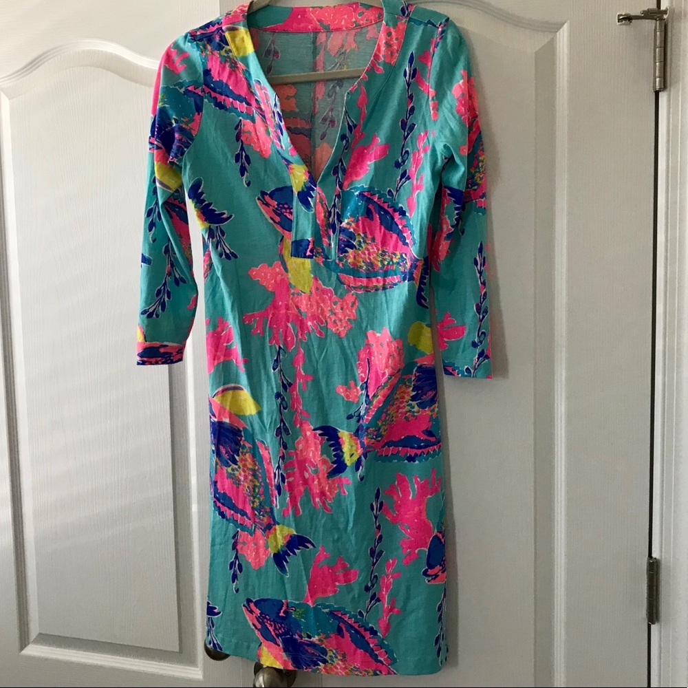 Lily Pulitzer Cotton Shift Dress Size Small